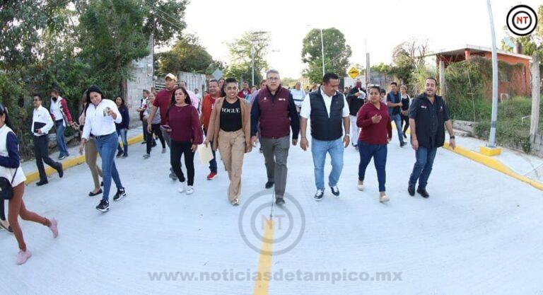 Pavimenta Gobierno de Altamira La Colonia Nuevo Lomas del Real del Sector Monte Alto