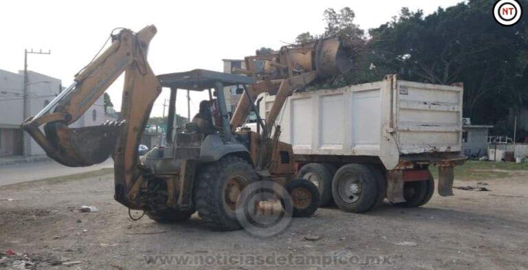 En Ciudad Madero refuerzan trabajos de recolección de basura especial