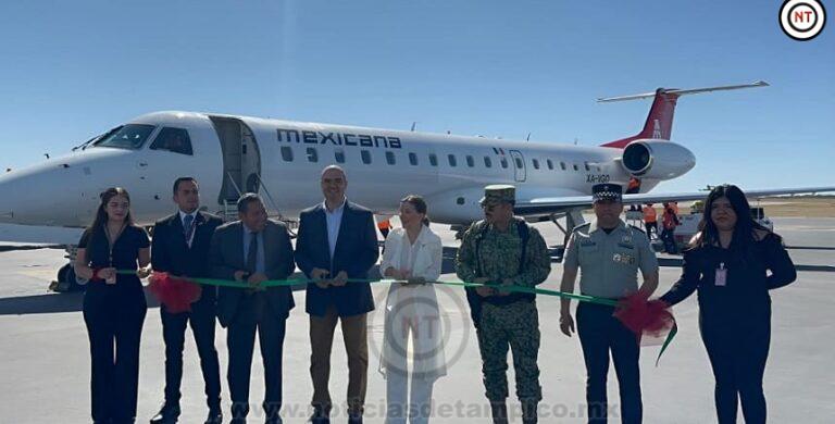 Inicia operaciones vuelo Nuevo Laredo – Cd. Victoria – AIFA de Mexicana de Aviación
