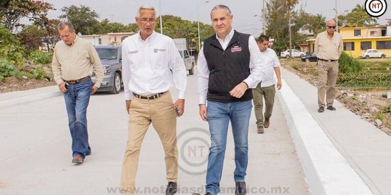 Gobierno Maderense y Estado Coordinan Trabajos de Pavimentación
