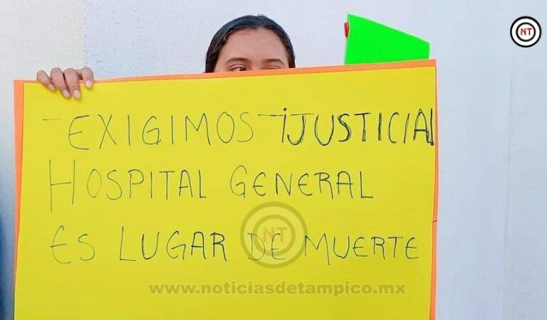 Claman Justicia Por Muerte de Bebé en Hospital General del Mante