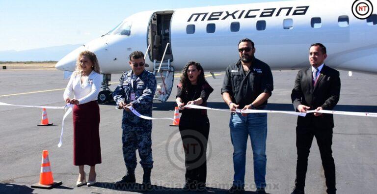 Tamaulipas suma mayor crecimiento económico por conectividad aérea: Benjamín Hernández Rodríguez