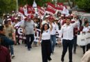 Olga Sosa y Beto Granados llevan propuestas de Morena a familias de Matamoros