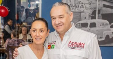 Acompaña Adrián Oseguera a la Dra. Claudia Sheinbaum en la gira del Sur de Tamaulipas