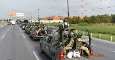 Refuerza Ejército Mexicano seguridad en Tamaulipas.