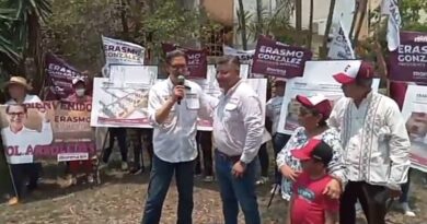 Presenta candidato Erasmo González, programa para el mejoramiento de viviendas.