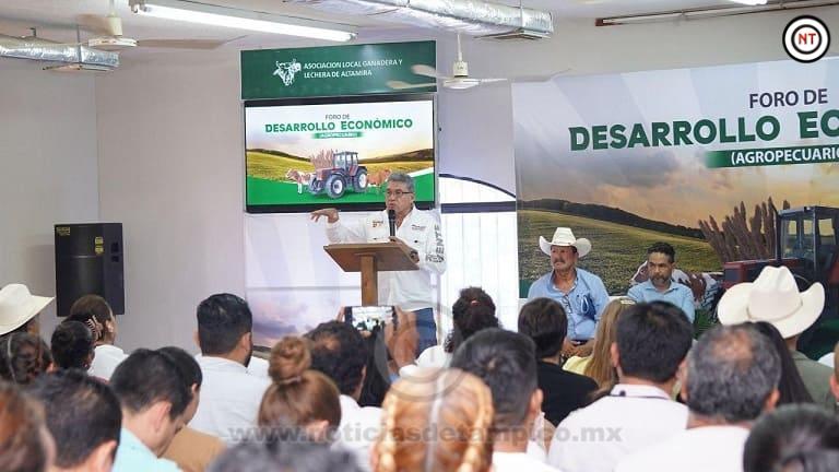 Expone Armando Martínez Sus Propuestas Para Trasformar el Sector Agropecuario de Altamira en Foro de Diálogo