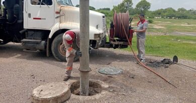 Efectúa COMAPA Altamira acciones de mantenimiento en líneas de drenaje