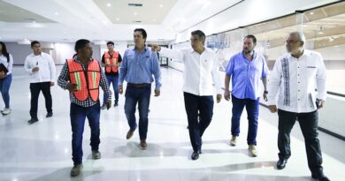 Supervisa Américo rehabilitación del Centro de Convenciones de Matamoros; será sede del CONACES 2024