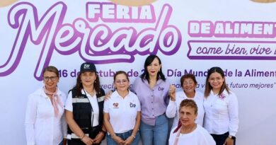 Rossy Luque de Martínez pone en marcha la Feria Mercado de Alimentos: «Come Bien, Vive Bien»