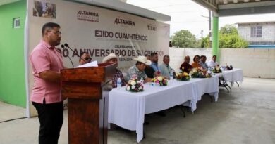 Conmemoran el centenario del Ejido Cuauhtémoc