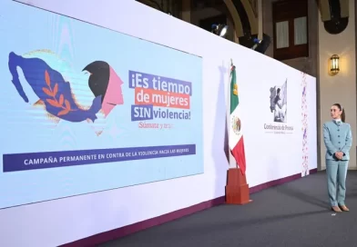 Claudia Sheinbaum presenta campaña: ¡Es tiempo de mujeres sin violencia! ¡Súmate y transforma!