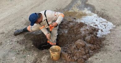 COMAPA Altamira repara fugas de agua en diferentes sectores