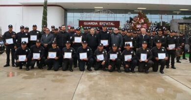 Celebra SSPT a elementos graduados del Curso de Conducción de Motopatrulla